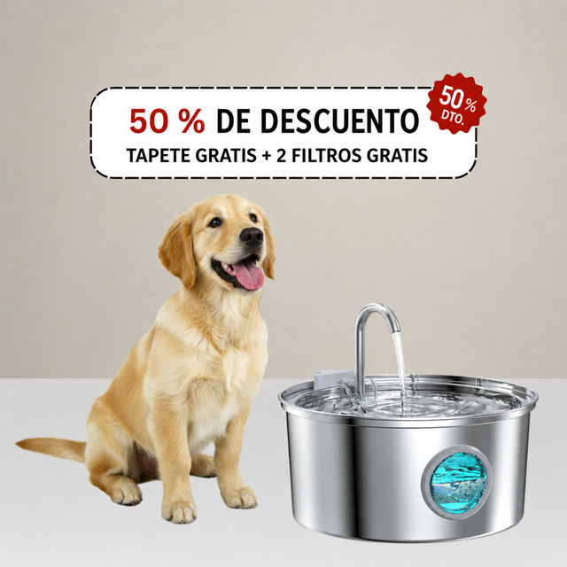 HydroPaws™ – Fuente Inteligente con Filtro para Perros
